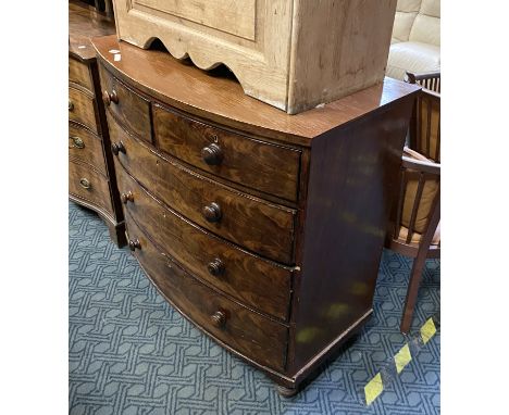 BOW FRONT CHEST OF DRAWERS