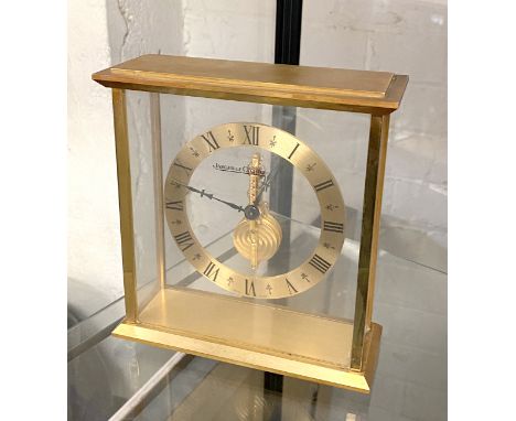 JAEGER LECOULTRE SKELETON CLOCK - 17 CMS (H) APPROX A/F