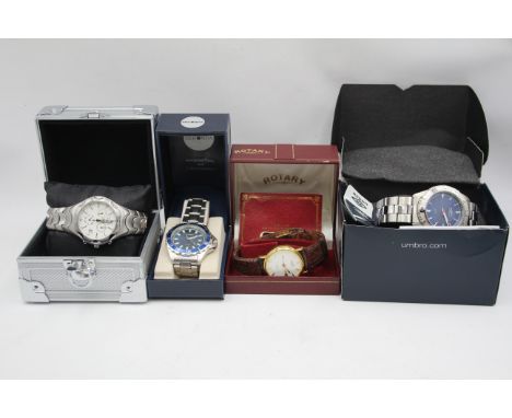 Men;s Quartz Wristwatches Movement - Quartz Working - New Batteries Fitted Inc. Sekonda, Rotary Etc. Items are in a previousl