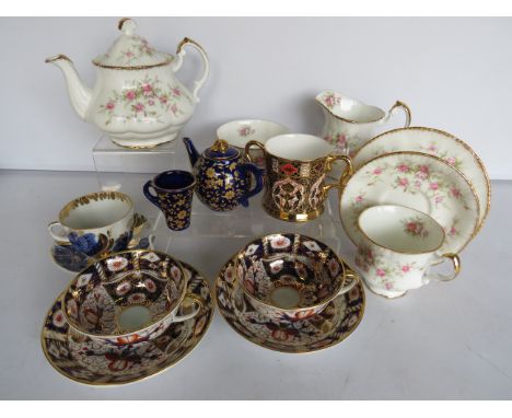 Mixed Ceramic lot to include a part teaset by Paragon , Victoriana rose pattern.  See photos. 