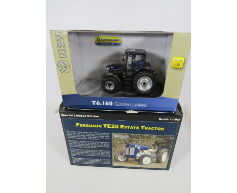 Two Die Cast model Tractors. Both ex display condition. See photos. 