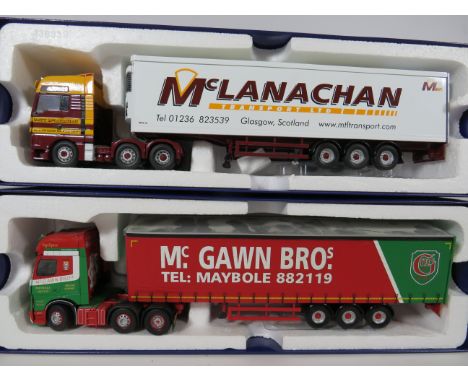 Two Corgi Special Edition Die Cast 1:50 Scale model Articulated lorries from the 'Hauliers of Renown' Series. Original box an