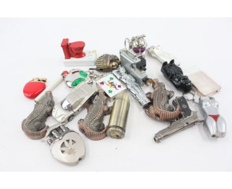 20 x Assorted Cigarette NOVELTY LIGHTERS Inc Vintage, Advertising, RisquÃ© etc     694903