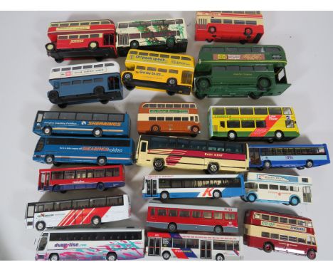 Selection of Die Cast Model Trucks and busses to include Corgi. No boxes, Ex Display condition.   See photos.  