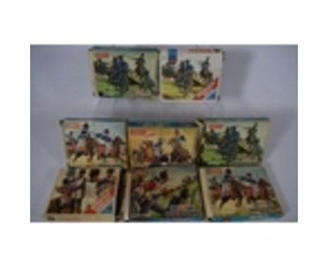 Eight Boxes of 1:72 Scale Plastic Warriors. See photos for details.