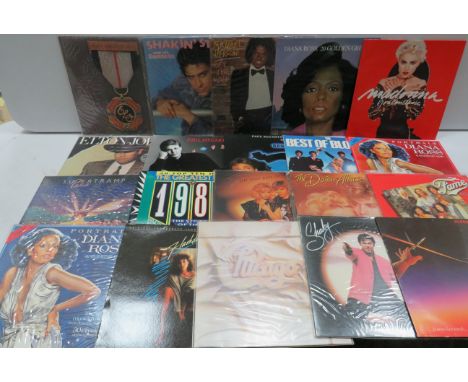 Large Selection of 1980's-90's Vinyl LP's to include Supertramp, Michael Jackson, Madonna etc. see photos.  (30+)