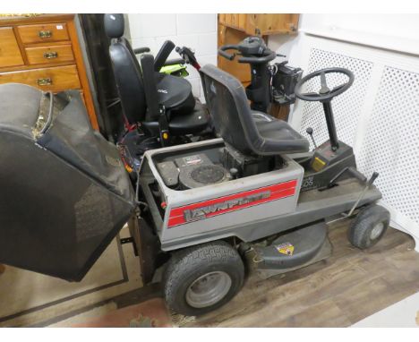Lawnflite sit on lawn mower with 11 HP Briggs &amp; Stratton engine. Probably needs attention to run, Barn find having been u