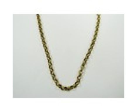 9ct Yellow Gold 24 inch Belcher Chain. 4.1g PA386