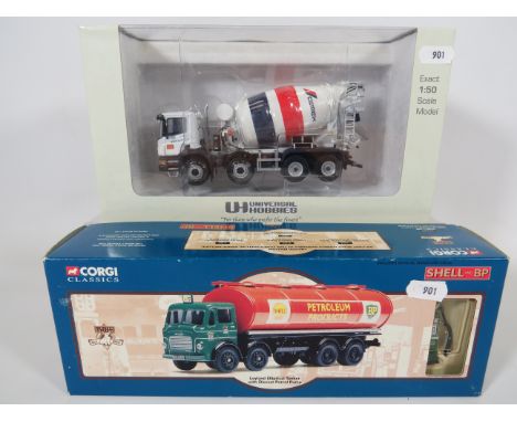 Corgi Classics and Universal Hobbies 1:50 Scale Die cast models of Trucks and Tankers. Original boxes. Ex Display condition. 