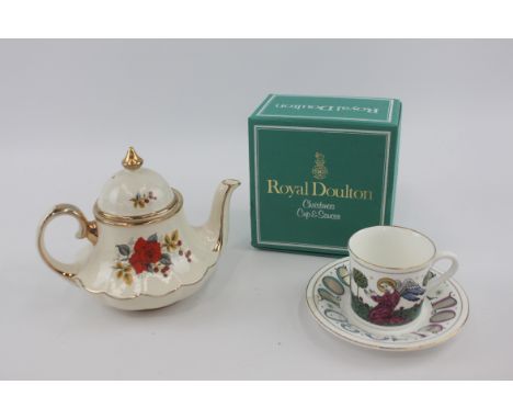 2 x Assorted Vintage CERAMIC Item Inc 1980 Royal Doulton Christmas Set Etc 680657