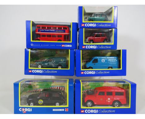 Selection of Boxed and unused Die Cast model trucks, busses and mini coopers.  See photos. 