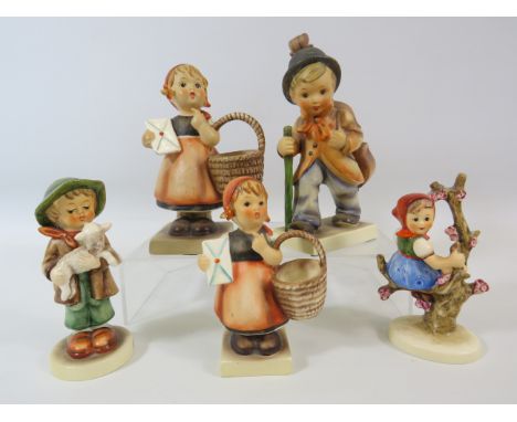 5 Goebel Hummel Figurines see pics.