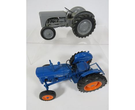 Two Die Cast Tractors by Universal Hobbies. 1:16 Scale Both ex display. See photos. 