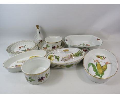Large selection of Royal Worcester Evesham Dinnerware.