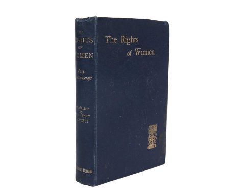 Wollstonecraft, Mary 'A Vindication of the Rights of Woman with Strictures on Political and Moral Subjects', new edition, T F