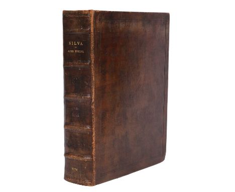 Evelyn, John 'Silva or a Discourse of Forest Trees', Dodsley et al York 1776, portrait frontispiece after Bartolozzi, with en