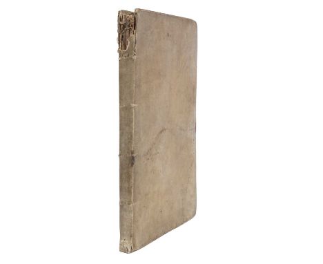 A 17th century manuscript Commonplace book 101 numbered pages in a fairly illegible sloping longhand seemingly in Latin and E