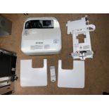 Epson EB-585Wi WXGA HDMI Ultra Short Throw 3300 Lumens Projector Inc. RC & Mount RRP £350