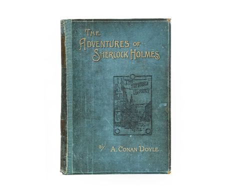 Doyle (Arthur Conan). The Adventures of Sherlock Holmes, London: George Newnes, Limited, 1892. Large 8vo, original light blue