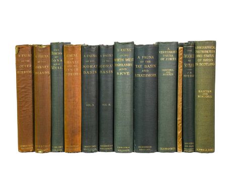 Harvie-Brown (John Alexander, editor). [A Vertebrate Fauna of Scotland, part set, comprising:] The Outer Hebrides; The Orkney