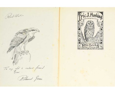 Eric Hosking Library. Collection of modern ornithology and natural history titles inscribed by the author or illustrator to E