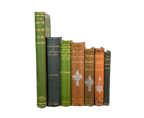 Alpheraky (Sergius). The Geese of Europe and Asia, 1st edition in English, London: Rowland Ward, Ltd., 1905. Royal 4to, origi