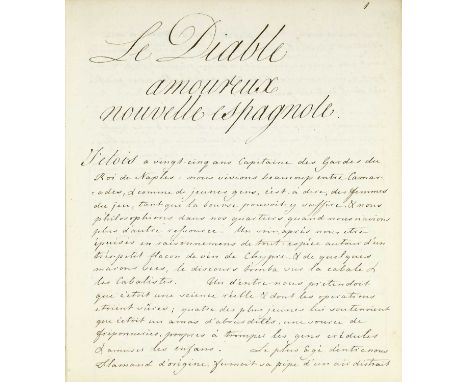 Ephemera. Collection of printed and manuscript ephemera, 18th-20th century, including:1) A Catalogue of the Orleans' Italian 