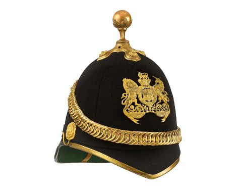 Inspector of Military Prisons 1878 pattern Officer’s helmet.  A scarce Victorian example worn by Inspectors and Governors of 