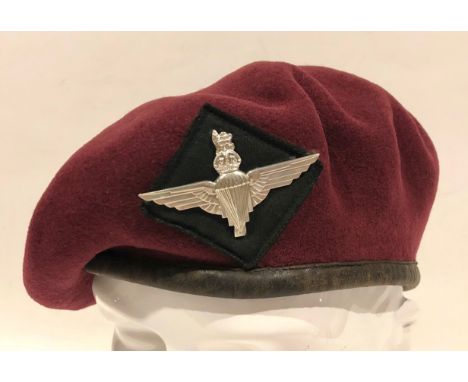 7th (Light) Bn Parachute Regiment 1947 dated Red Beret.  A good example tailored by Kangol Wear Limited and dated 1947. The r