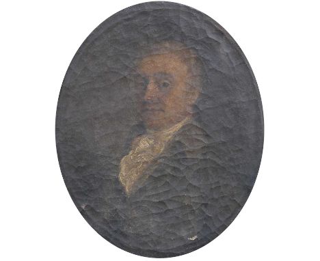 British School (late 18th/early 19th century)Oval Bust-length Portrait of a GentlemanOil on canvas, 28cm by 22cm; together wi