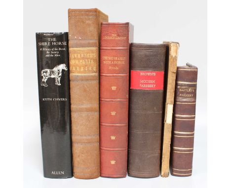 Brown (Thomas), The Complete Modern Farrier: A Manual of Veterinary Science, Virtue &amp; Co., no date, plates, leather-backe