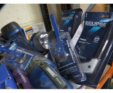 Two trays of new tools and torches - unchecked 