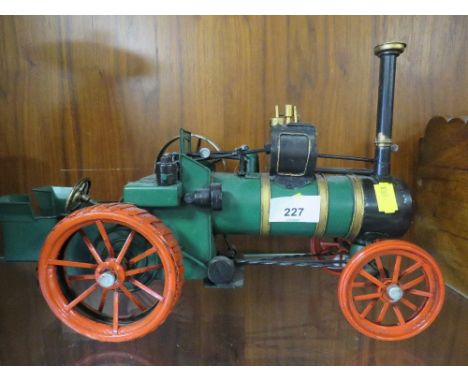 A modern reproduction traction engine 
