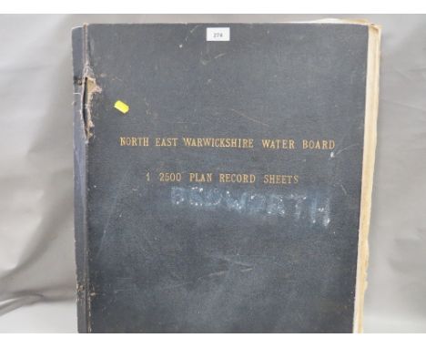 A book of old Ordnance Survey maps of Warwickshire 
