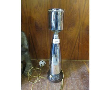 A vintage chrome and Bakelite table lamp (untested) 
