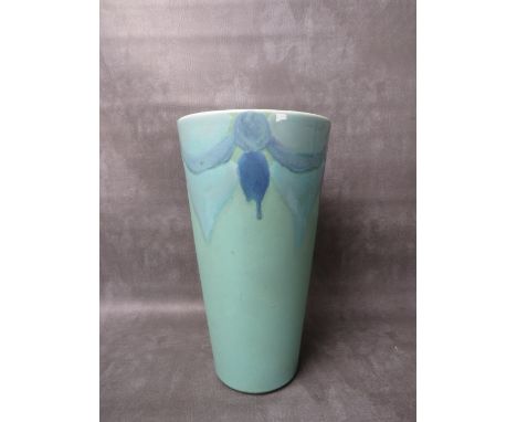 A RARE PATTERN POOLE POTTERY FLOOR VASE, marks to base, H 35 cm