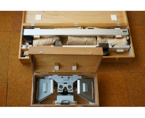 Sokkisha limited Tokyo mirror stereoscope with tripod and accessories 
