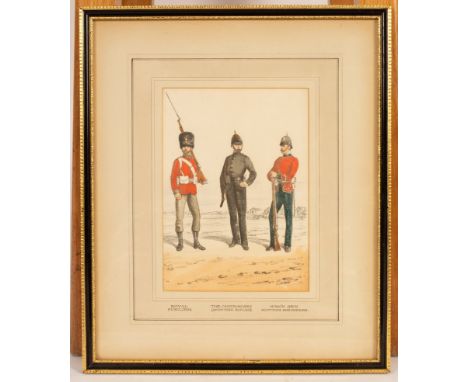 Richard Simkin (1840-1926)/Two Regimental Uniform Studies/Royal Fusiliers 1879; Royal Fusiliers circa 1910/watercolours, the 