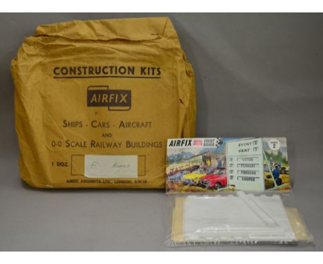 12 x Airfix Motor Racing 1/32 scale plastic Event Boards #5100 sealed in a trade bag, together with one bagged Event Board. V