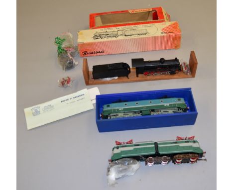 H0 Scale:- 3 x Locomotives for spares/repair. Rivarossi L740/R 2-8-0 Steam Tender Loco (Requires front bogie repair, tender c