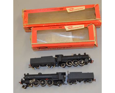 H0 Scale 2 x Rivarossi Locomotives:- GR691 4-6-2 Pacific Steam Tender Locomotive(painted wheels and motion) & 1119 2-6-2 Stea