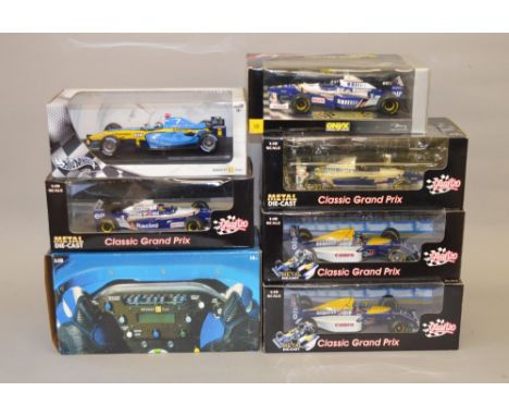 Seven 1:18 scale diecast model vehicles including: Onyx; Quartzo; Hot Wheels. All boxed, G-VG (7)