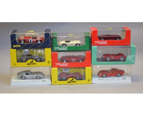 Nine assorted diecast model vehicles including: Top Model; Solido; Jolly Model; Art Model etc. All boxed, overall G-VG (9)