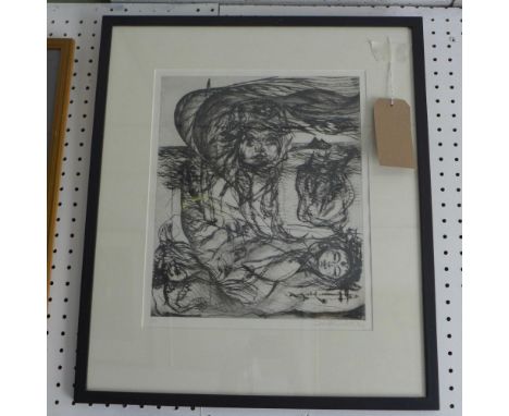Justin Hindley, a limited edition lithograph, signed and numbered 1/5 in pencil, 41x34cm 