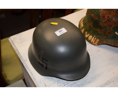 A German WW2 patent helmet 