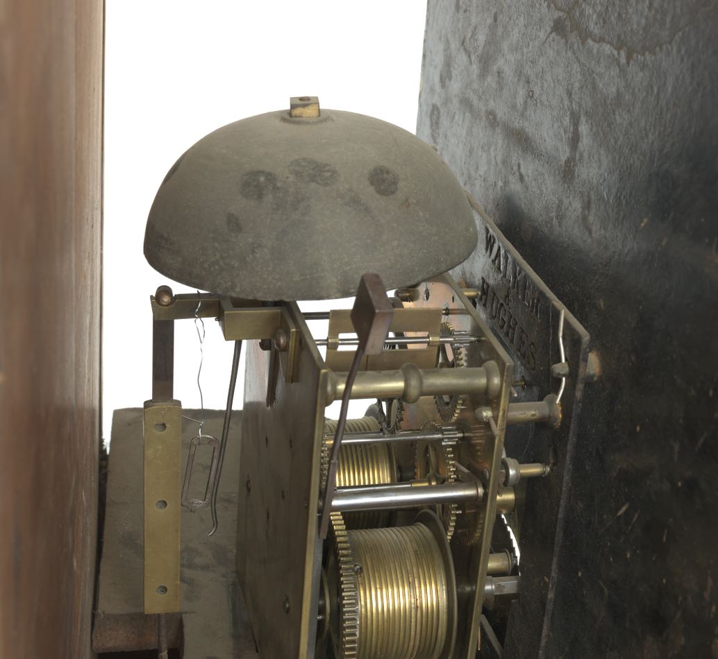 Walker and Hughes Painted Dial Grandfather Clock, Birmingham Tall case