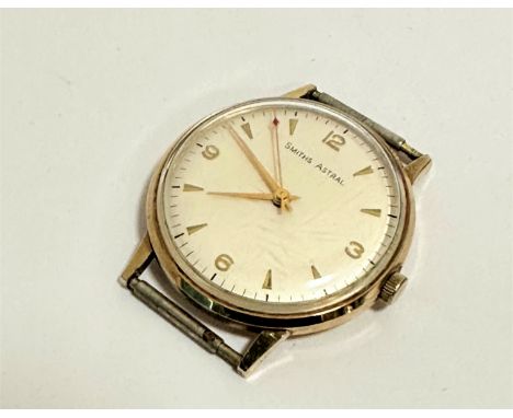 A gentleman's Smith's Astral 9ct gold presentation watch, presented by British Railways TB Anderson, in appreciation of 43 ye