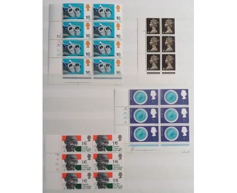 Stamps, GB KGV, KEVIII, KGVI and QEII collection of cylinder blocks and cylinder pairs to include SG442 2d orange cyl block, 