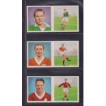 Trade cards, Chix, Footballers (Portrait & Action) 2 sets, nos 1-24 and 25-48, 'X' size (vg/ex)