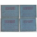 Trade cards, Football, Sport, Team Picture Books (set, 6) with colour images of various Football